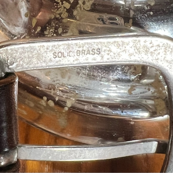 Fossil Men's Utility Gear Belt Brown/Tan Size 36 Good Condition - Picture 10 of 11